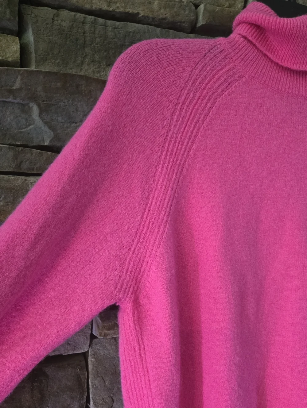 J. Crew Pink Turtleneck Sweater